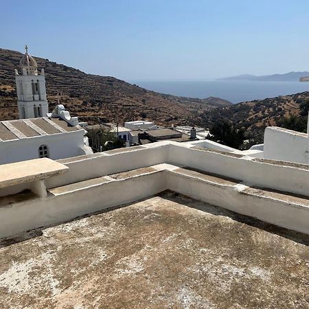 Cycladic House With Amazing View In Potamia Village Dio Choria Buitenkant foto