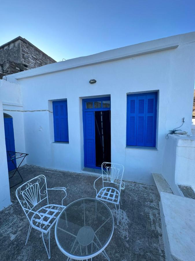 Cycladic House With Amazing View In Potamia Village Dio Choria Buitenkant foto