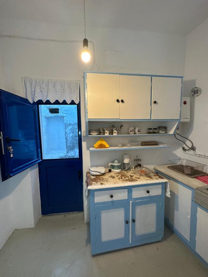 Cycladic House With Amazing View In Potamia Village Dio Choria Buitenkant foto