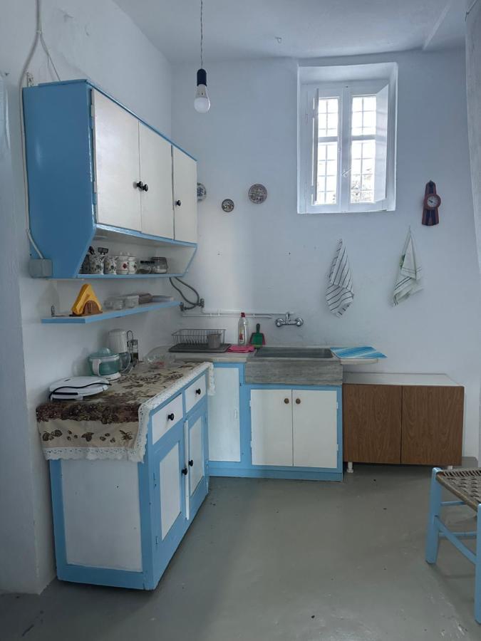 Cycladic House With Amazing View In Potamia Village Dio Choria Buitenkant foto